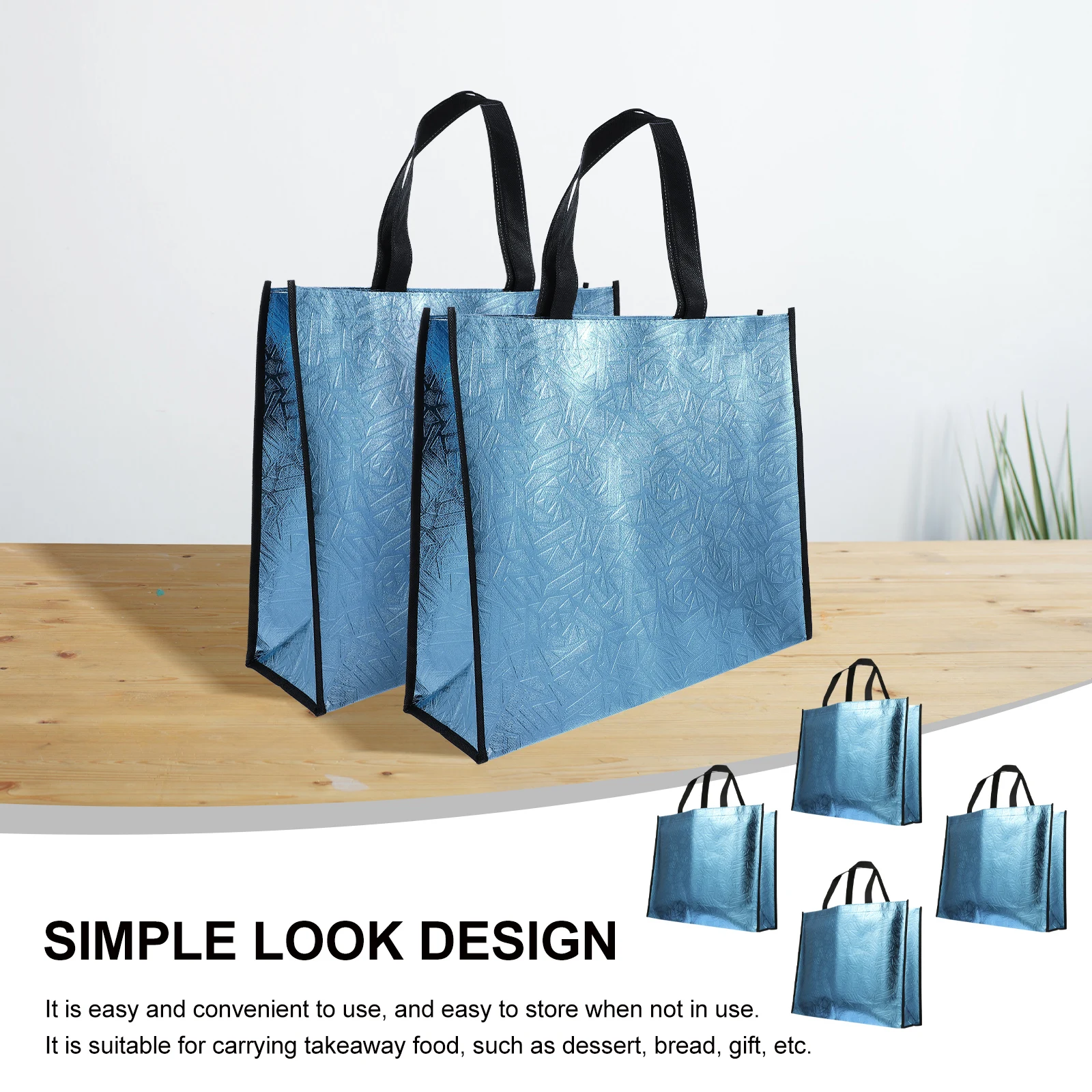 4pcs Non woven Tote Bags Reusable Gift Wrapping Large Size Shopping Bag Foldable Portable Storage Solutions Household
4pcs Non woven Tote Bags Reusable Gift Wrapping Large Size Shopping Bag Foldable Portable Storage Solutions Household