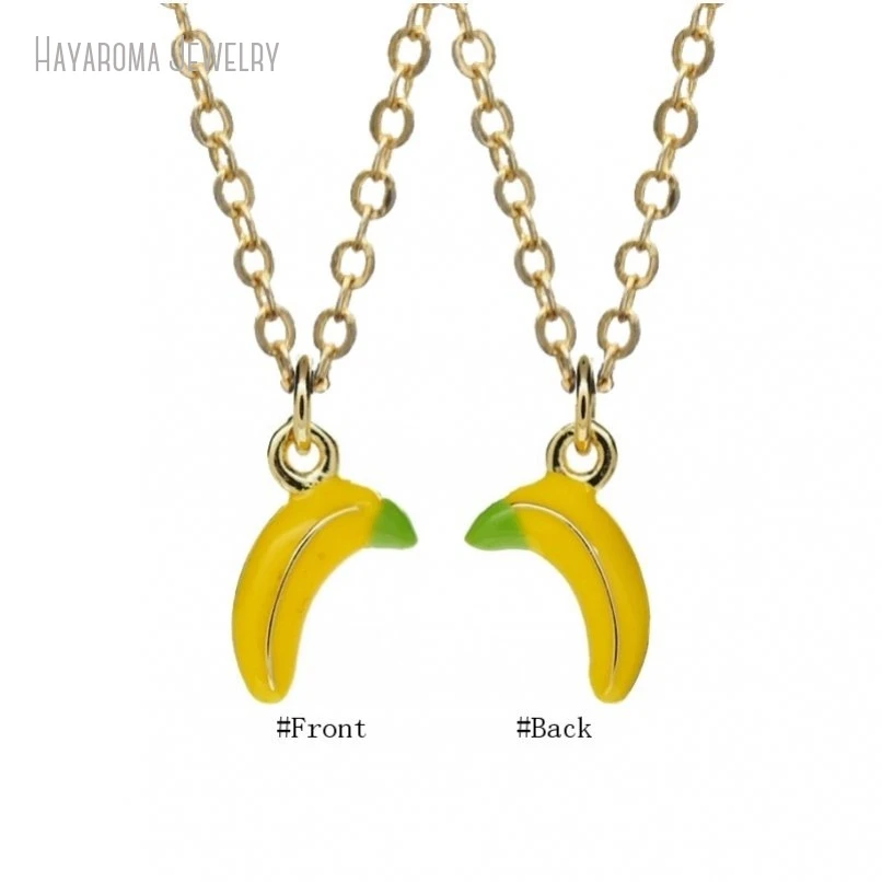 10Pcs Wholesale Enamel Chain Plant Food Fruit Banana Gold Color Copper Jewelry Metal Necklace NM51699
10Pcs Wholesale Enamel Chain Plant Food Fruit Banana Gold Color Copper Jewelry Metal Necklace NM51699