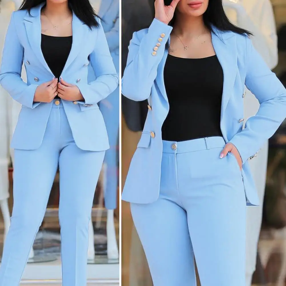  Женские комплекты из двух предметов, брючные костюмы, пиджак с отложным воротником, пальто, прямые длинные брючные костюмы, облегающие повседневные осенние элегантные рабочие костюмы
Женские комплекты из двух предметов, брючные костюмы, пиджак с отложным воротником, пальто, прямые длинные брючные костюмы, облегающие повседневные осенние элегантные рабочие костюмы