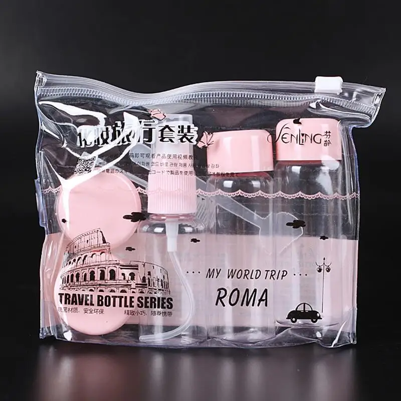 7pc/Set Travel Mini Makeup Cosmetic Face Cream Bottles Empty Make Up Container Bottle Travel
7pc/Set Travel Mini Makeup Cosmetic Face Cream Bottles Empty Make Up Container Bottle Travel