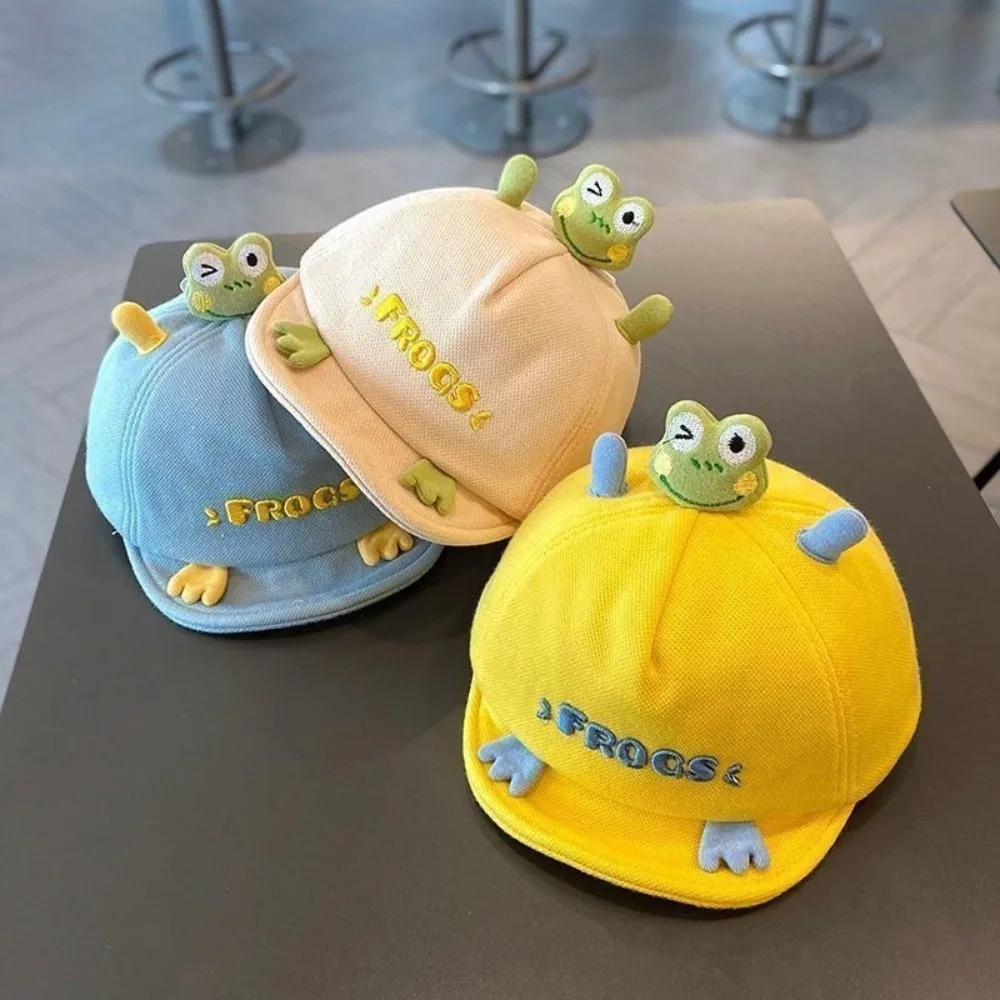 Cute Cartoon Frog Duckbill Hat Soft Brim Adorable Style Wide-brim Visor Hat Sunshade Design Baseball Cap Summer Season
Cute Cartoon Frog Duckbill Hat Soft Brim Adorable Style Wide-brim Visor Hat Sunshade Design Baseball Cap Summer Season