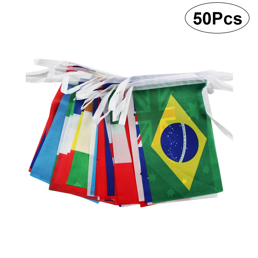 1Set National Flag Banner 50 Countries Polyester Durable Smooth Beautiful Fade Resistant Indoor Outdoor Party Decor 
1Set National Flag Banner 50 Countries Polyester Durable Smooth Beautiful Fade Resistant Indoor Outdoor Party Decor
