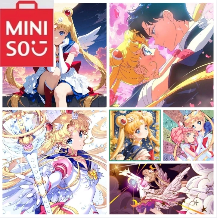 MINISO 5D DIY Anime S-Sailor M-Moon Dianond Painting Home Living Room Bedroom Entrance Bar Cafe Art Painting Decoration
MINISO 5D DIY Anime S-Sailor M-Moon Dianond Painting Home Living Room Bedroom Entrance Bar Cafe Art Painting Decoration