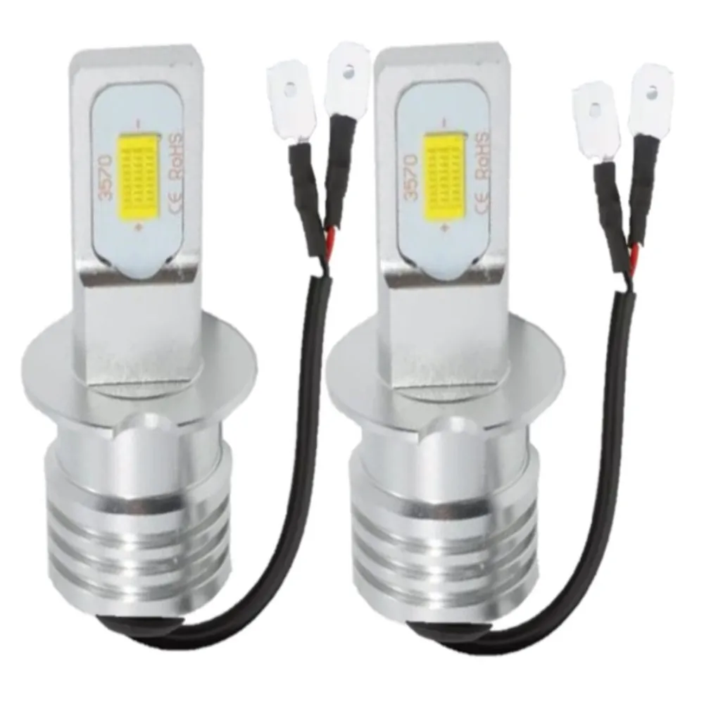 2pcs H3 LED Bulbs 6500K White DRL Fog Driving Light Daytime Running Lamp Replace Halogen 3570 LEDs High Brightness Car Vehicle P
2pcs H3 LED Bulbs 6500K White DRL Fog Driving Light Daytime Running Lamp Replace Halogen 3570 LEDs High Brightness Car Vehicle P
