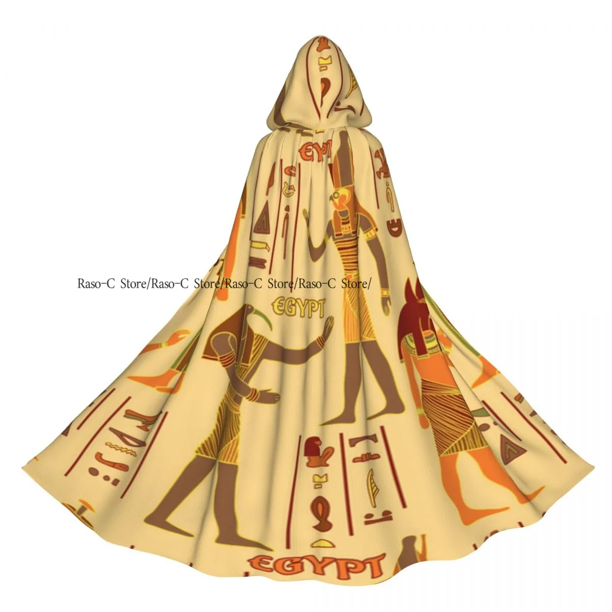 Hooded Cloak Unisex Cloak with Hood Vintage Egyptian Gods Ancient Egyptian Hieroglyphs Cloak Vampire Witch Cape Cosplay Costume
Hooded Cloak Unisex Cloak with Hood Vintage Egyptian Gods Ancient Egyptian Hieroglyphs Cloak Vampire Witch Cape Cosplay Costume