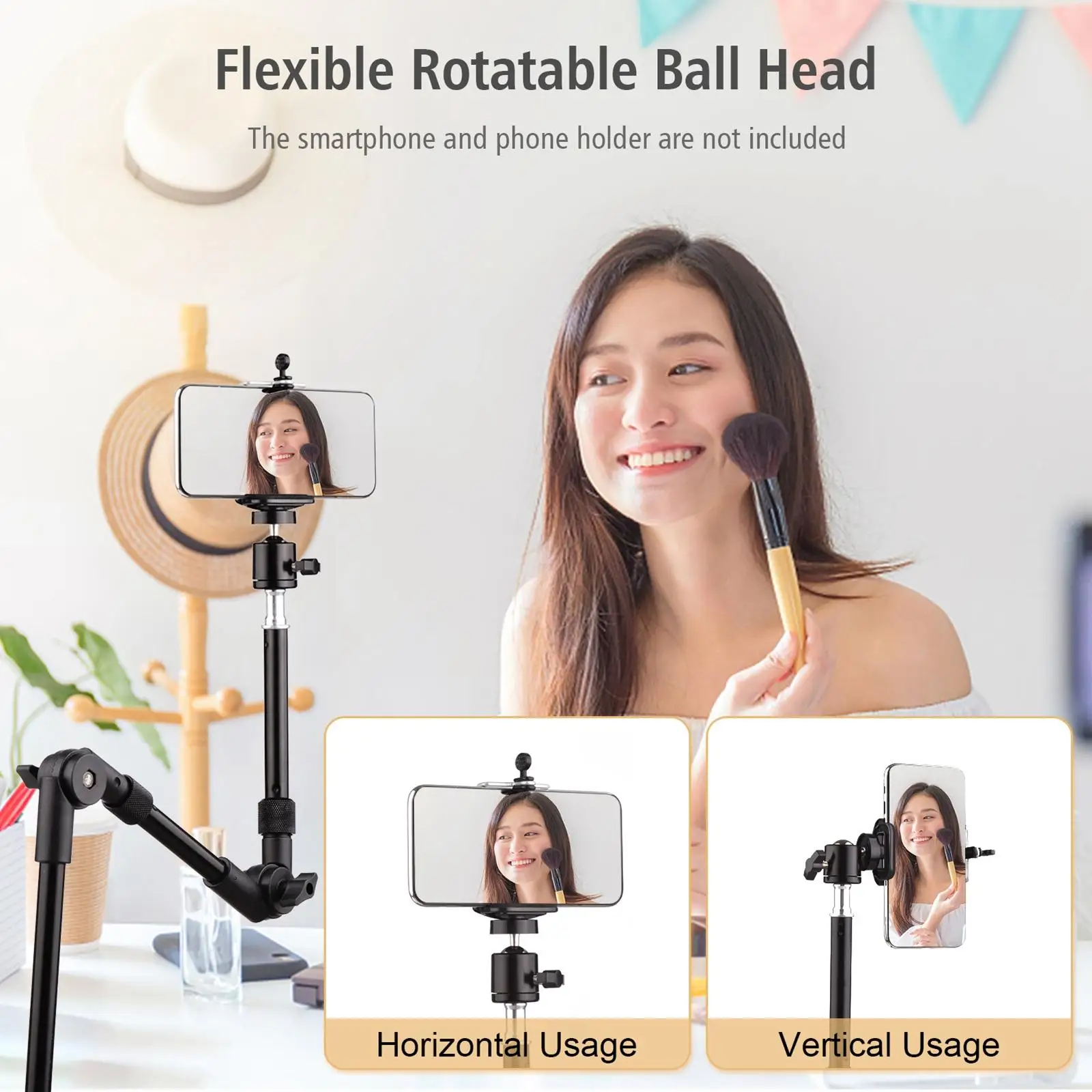 Monitor Desk Mount Stand Accessories Organizers Bracket Flexible Phone Holder 1/4 Screw
Monitor Desk Mount Stand Accessories Organizers Bracket Flexible Phone Holder 1/4 Screw