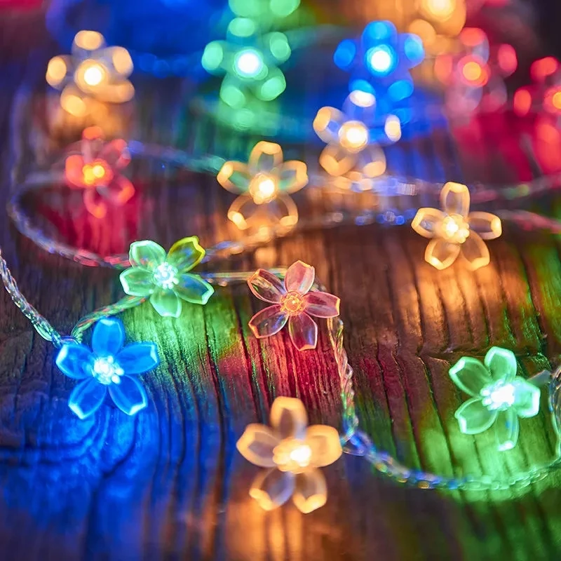 Christmas LED String Light Battery Powered Cherry Flower Blossom Garland Fairy Lights Outdoor Wedding Party Home Decoration
Christmas LED String Light Battery Powered Cherry Flower Blossom Garland Fairy Lights Outdoor Wedding Party Home Decoration