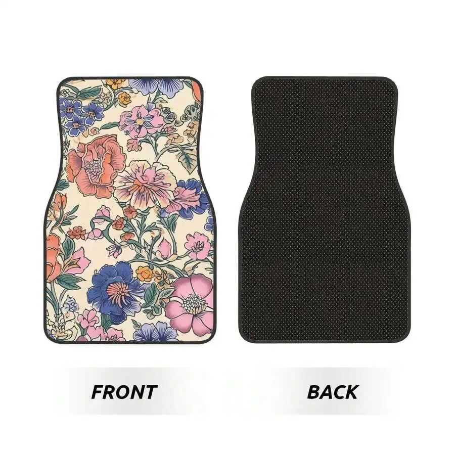 Botanical Retro Floral Car Floor Mats 4 Piece Set For Sedan Truck Auto Accessories
Botanical Retro Floral Car Floor Mats 4 Piece Set For Sedan Truck Auto Accessories