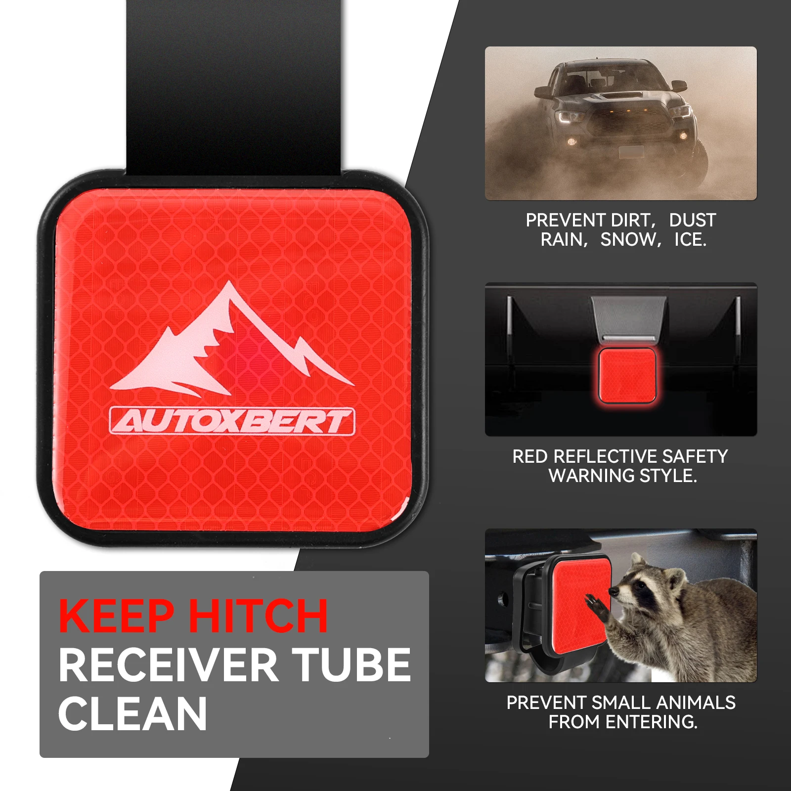 Trailer Hook Hitch Dust-Proof Red Safety Cover Plug Tow Receiver Tube Class 3 4 5 Cap Fit For 2'' Inch Receive Insert Reflector
Trailer Hook Hitch Dust-Proof Red Safety Cover Plug Tow Receiver Tube Class 3 4 5 Cap Fit For 2'' Inch Receive Insert Reflector
