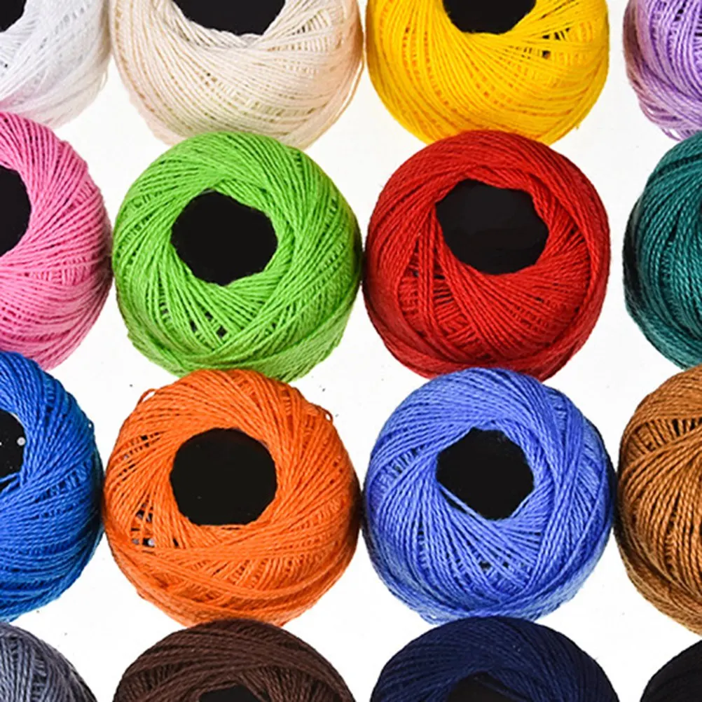 16 Color Cross Stitch Embroidery Threads Portable Colorful Kit Polyester Sewing Machine Needlework Craft Projects
16 Color Cross Stitch Embroidery Threads Portable Colorful Kit Polyester Sewing Machine Needlework Craft Projects
