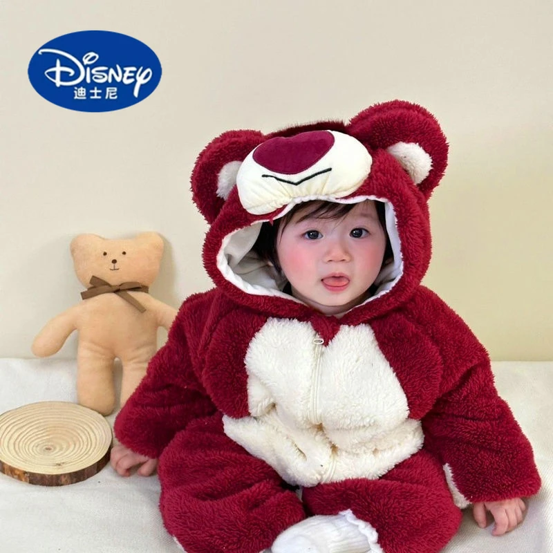 Disney 2025 Winter Baby Boy Outfit Fleece Lined Thickened Cotton Cute Strawberry Bear Romper
Disney 2025 Winter Baby Boy Outfit Fleece Lined Thickened Cotton Cute Strawberry Bear Romper