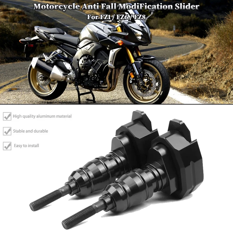 Motorcycle Falling Protection Frame Slider Fairing Guard Crash Protector For YAMAHA FZ1 / FZ1N / FZ6 / FZ6N / FZ8
Motorcycle Falling Protection Frame Slider Fairing Guard Crash Protector For YAMAHA FZ1 / FZ1N / FZ6 / FZ6N / FZ8
