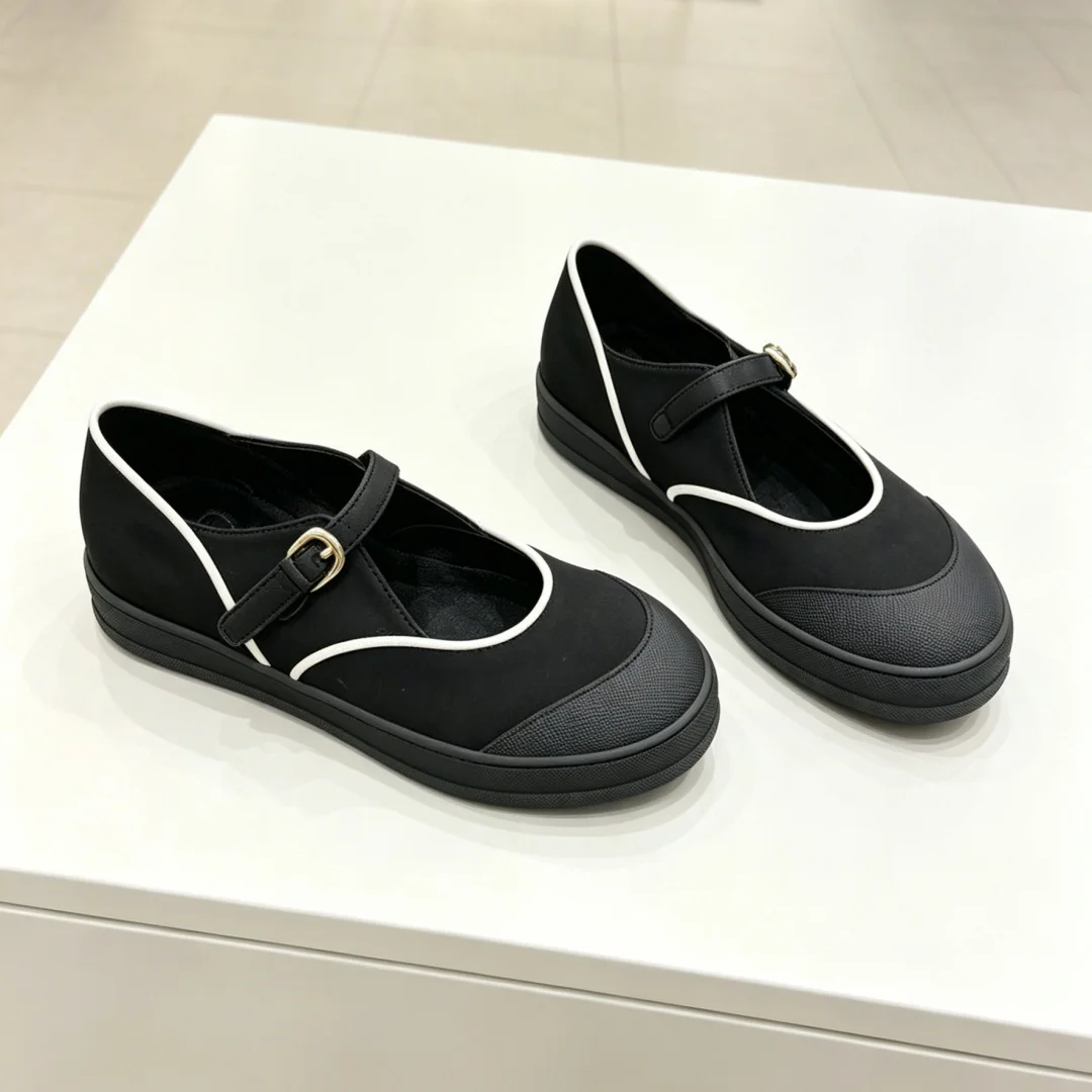 Luxury Brand Mary Jane Flats Retro Casual Shoes Women's Casual Shoes Commuter Footwear Upper Canvas Rubber Genuine Leather
Luxury Brand Mary Jane Flats Retro Casual Shoes Women's Casual Shoes Commuter Footwear Upper Canvas Rubber Genuine Leather