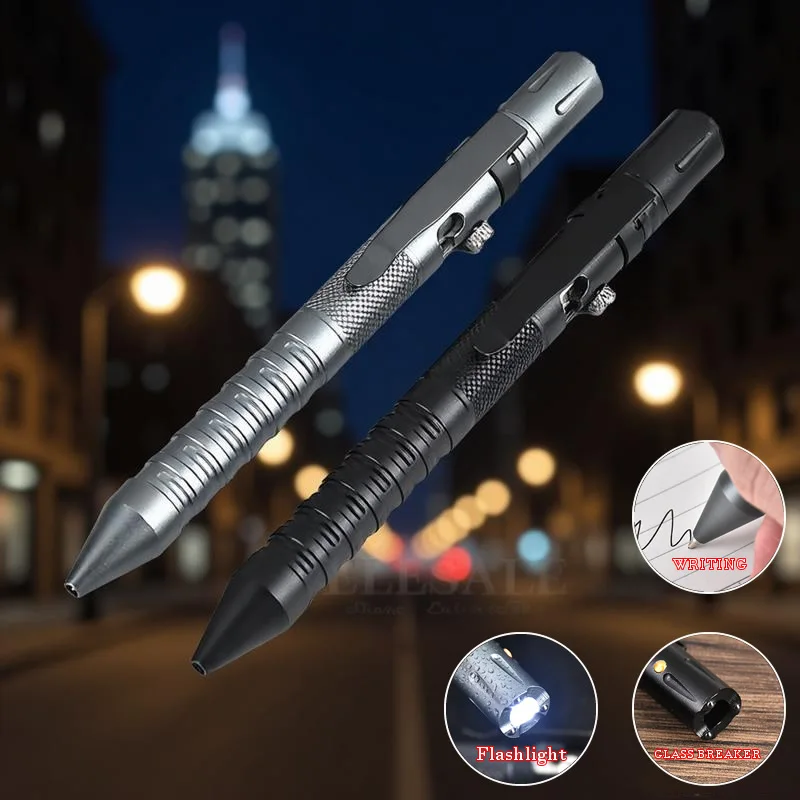 3-In-1 Self Defense Tactical Pen Outdoor EDC Tool With Emergency Led Light Glass Breaker Writing Business Pen Birthday Gift
3-In-1 Self Defense Tactical Pen Outdoor EDC Tool With Emergency Led Light Glass Breaker Writing Business Pen Birthday Gift