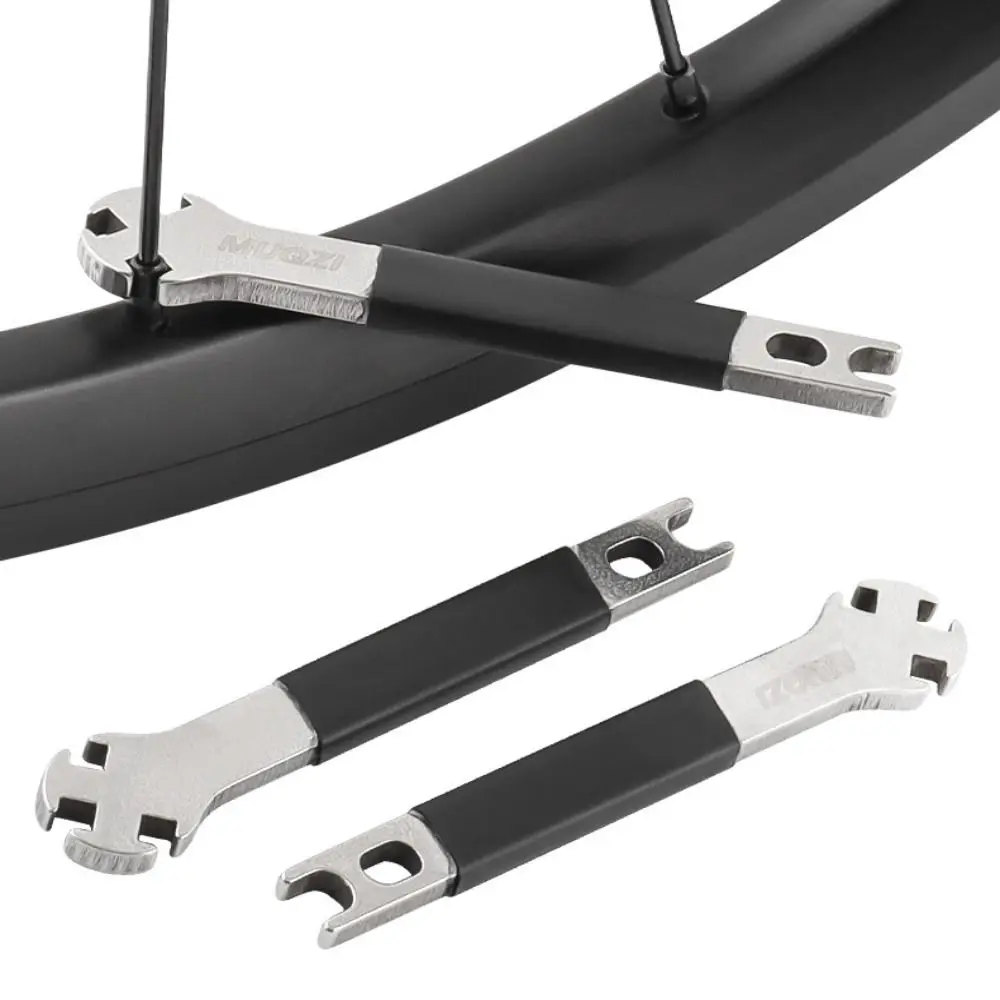 Stainless Steel Bike Spoke Wrench Multifunctional with Silicone Sleeve Wheel Spoke Wrench Tool Installation Bike Accessories
Stainless Steel Bike Spoke Wrench Multifunctional with Silicone Sleeve Wheel Spoke Wrench Tool Installation Bike Accessories