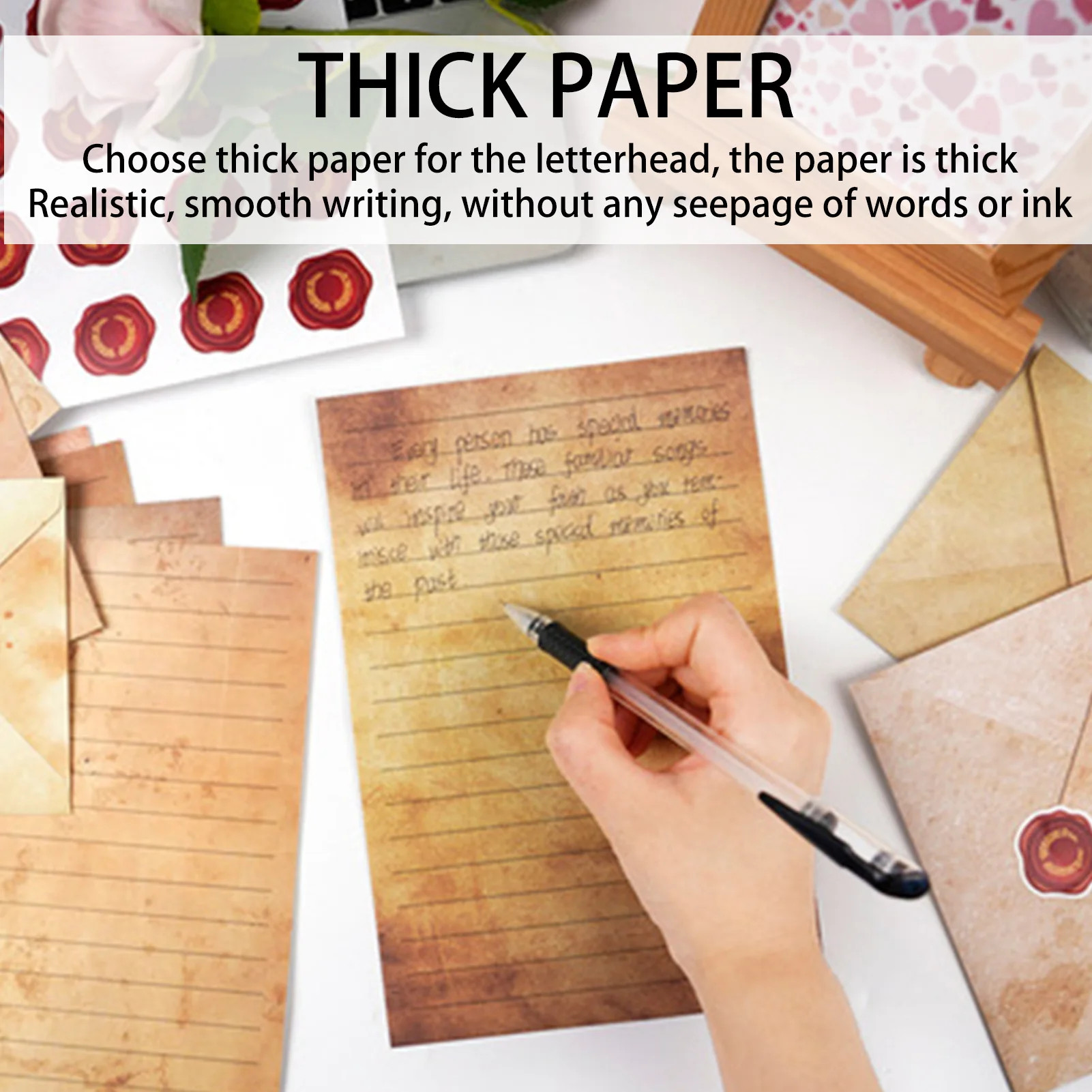 Винтажный набор канцелярской бумаги: 160 пачек, 50 листов для письма, 50 конвертов, 60 круглых наклеек для рукописных писем
Винтажный набор канцелярской бумаги: 160 пачек, 50 листов для письма, 50 конвертов, 60 круглых наклеек для рукописных писем