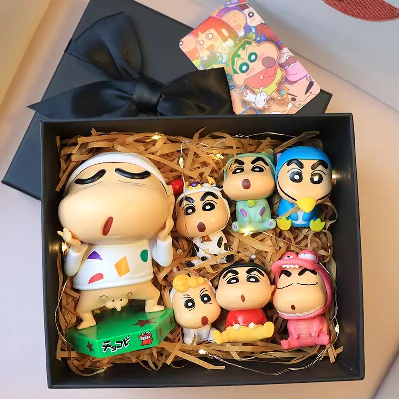 New Crayon Shin-Chan Gk Q Version Wild Pajamas Funny Look Figure Gift Box Model Ornaments Desktop Decorations Birthday Gifts
New Crayon Shin-Chan Gk Q Version Wild Pajamas Funny Look Figure Gift Box Model Ornaments Desktop Decorations Birthday Gifts