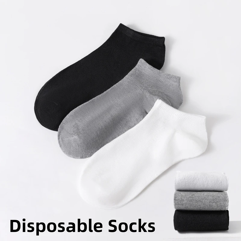 35-43 Disposable Socks White Black Grey Polyester Disposable Stocking Sweat Absorption Soft Travel Supplies Socks on Business
35-43 Disposable Socks White Black Grey Polyester Disposable Stocking Sweat Absorption Soft Travel Supplies Socks on Business