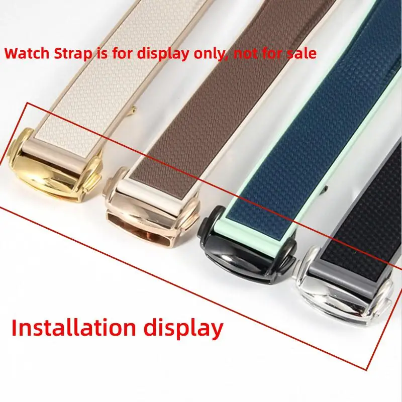 Silver Black Stainless Steel 18mm 20mm Watch Buckle Gold Double Press Butterfly Clasp Leather Strap Clasp for OMG Watch Strap
Silver Black Stainless Steel 18mm 20mm Watch Buckle Gold Double Press Butterfly Clasp Leather Strap Clasp for OMG Watch Strap