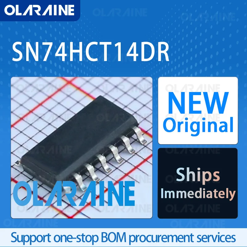 10/50/100Pcs SN74HCT14DR SOIC-14 original ic chip Changer RoHS 6 Circuit The supply voltage is 5.5 V
10/50/100Pcs SN74HCT14DR SOIC-14 original ic chip Changer RoHS 6 Circuit The supply voltage is 5.5 V