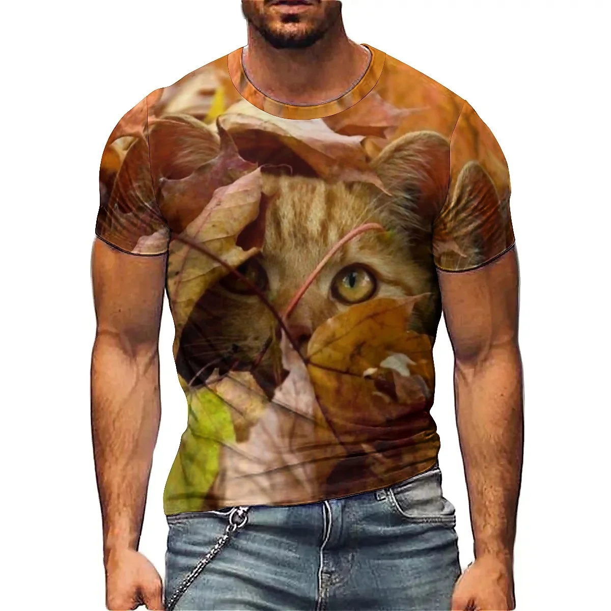 Men's Party Event 3D Printed Short-Sleeve T-Shirt - Summer Sports, 3D Short-Sleeve, High-Quality Printing
Men's Party Event 3D Printed Short-Sleeve T-Shirt - Summer Sports, 3D Short-Sleeve, High-Quality Printing