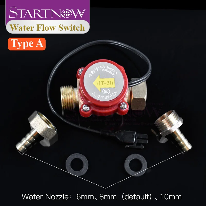 Startnow Water Flow Sensor Switch for CO2 Laser Engraving Machine G1/2" Water Pressure Controller 6/8/10mm Pipe Connector
Startnow Water Flow Sensor Switch for CO2 Laser Engraving Machine G1/2" Water Pressure Controller 6/8/10mm Pipe Connector