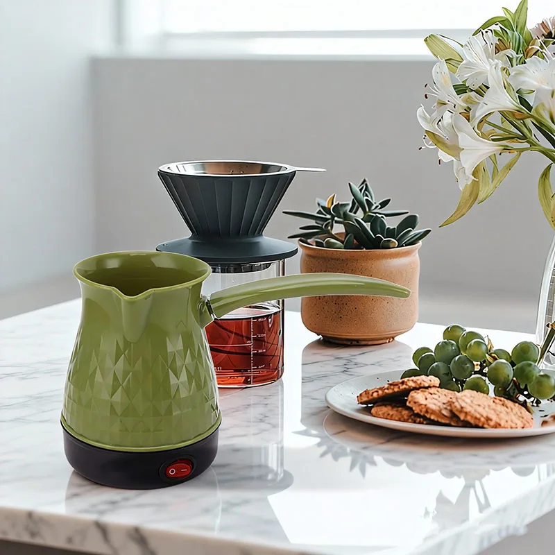 Electric coffee pot, fast heating, portable coffee pot, electric tea pot with anti scald function, detachable handle
Electric coffee pot, fast heating, portable coffee pot, electric tea pot with anti scald function, detachable handle