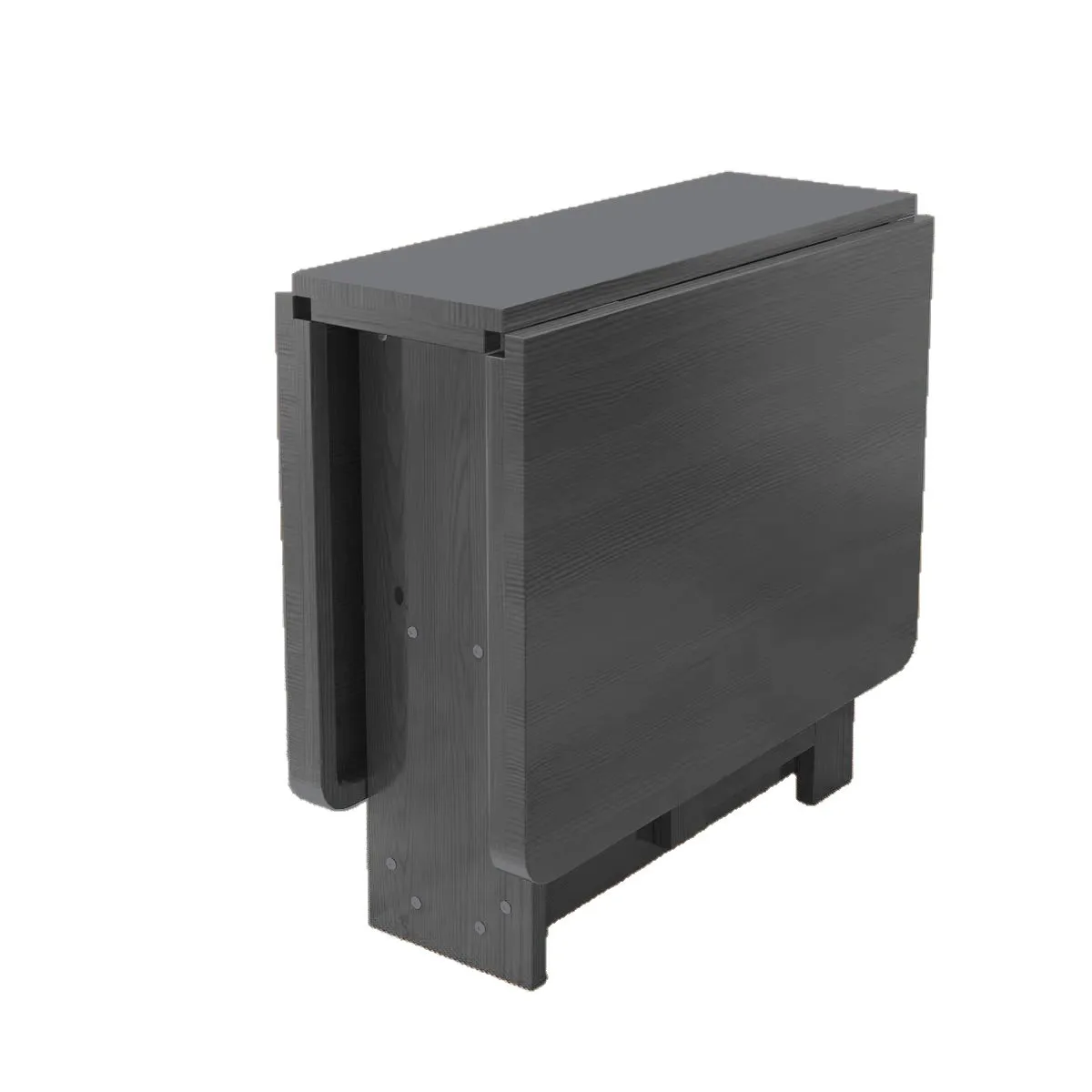 Customizable solid wood folding table dining table small apartment multi-function small movable rectangular dining table easy