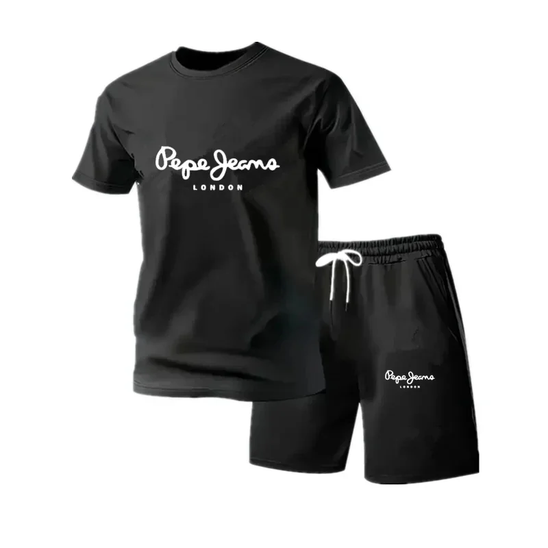 Men's Summer New Fitness Sportswear Set Short Sleeve T-Shirt and Shorts 2-Piece Breathable Quick Drying Casual Activewear
Men's Summer New Fitness Sportswear Set Short Sleeve T-Shirt and Shorts 2-Piece Breathable Quick Drying Casual Activewear