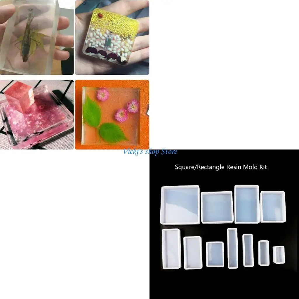 Квадратная/прямоугольная форма эпоксидной формы DIY литье из смолы DIY игрушки силиконовая форма
Квадратная/прямоугольная форма эпоксидной формы DIY литье из смолы DIY игрушки силиконовая форма