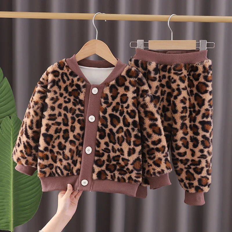 Baby Girls Boys Clothes Sets Kids Leopard coat+Pant 2pcs Suits Fashion Tracksuit 2023 Spring Fall Children's Costume Casual
Baby Girls Boys Clothes Sets Kids Leopard coat+Pant 2pcs Suits Fashion Tracksuit 2023 Spring Fall Children's Costume Casual