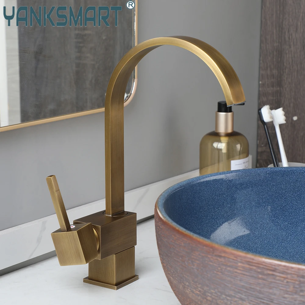 YANKSMART Bathroom Faucet 360 Swivel Washbasin Deck Mounted Vanity Torneira Sink Mixer Water Tap Single Handle Kitchen Faucets
YANKSMART Bathroom Faucet 360 Swivel Washbasin Deck Mounted Vanity Torneira Sink Mixer Water Tap Single Handle Kitchen Faucets