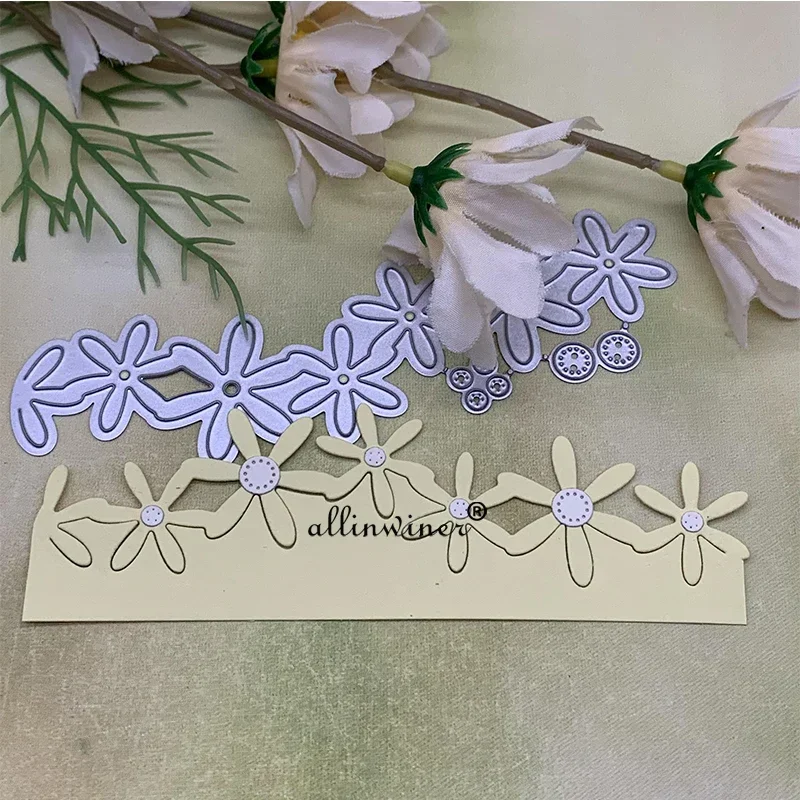 Flower edge strip DIY Craft Metal Cutting Die Scrapbook Embossed Paper Card Album Craft Template Stencil Dies
Flower edge strip DIY Craft Metal Cutting Die Scrapbook Embossed Paper Card Album Craft Template Stencil Dies