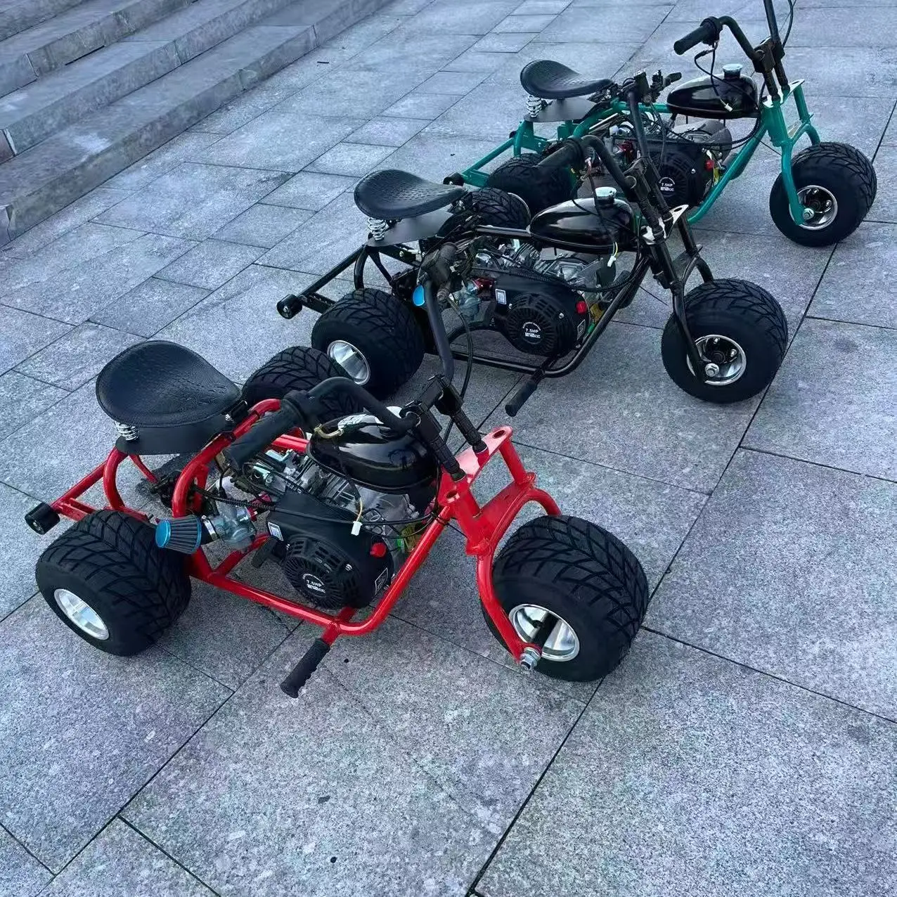 Best Selling Single Seat 4 Stroke 212cc Engine Pedal Go Kart 7.5HP Three Wheels With 9.9N.m Chain Drive For Outdoor Gas Fuel
Best Selling Single Seat 4 Stroke 212cc Engine Pedal Go Kart 7.5HP Three Wheels With 9.9N.m Chain Drive For Outdoor Gas Fuel