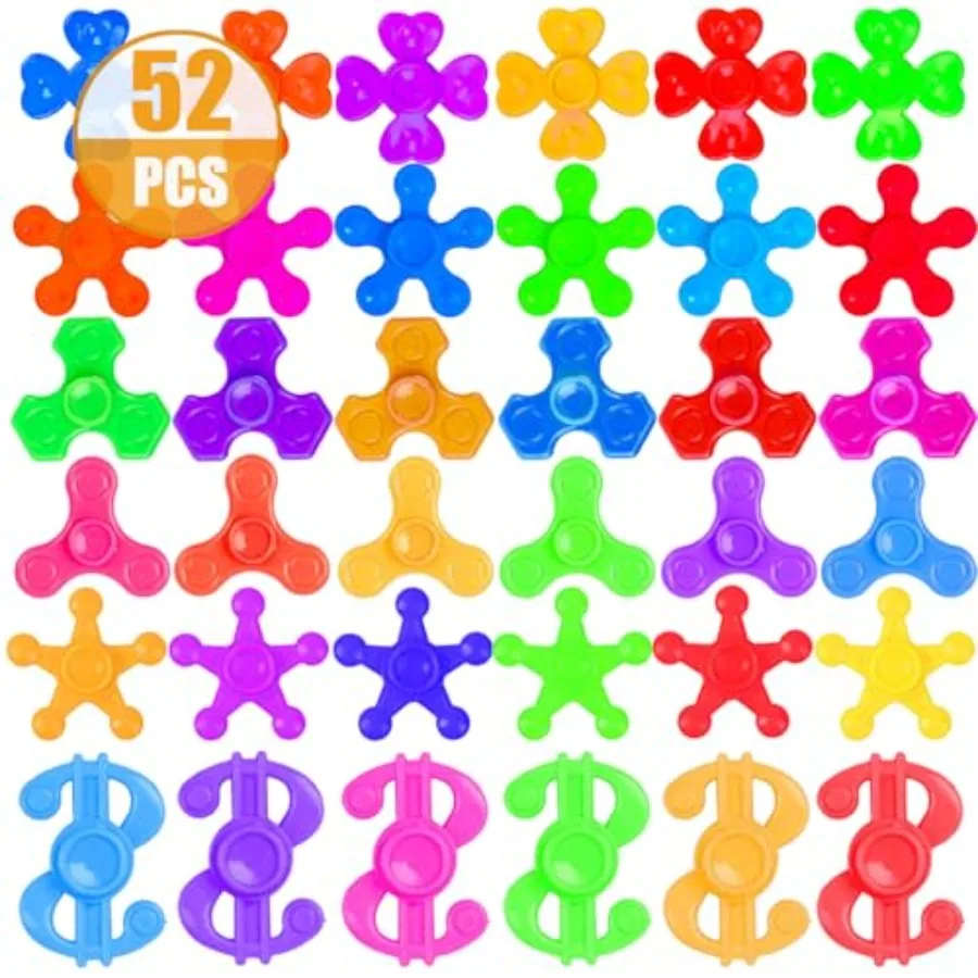 52 Pack Mini Fidget Spinner Toys, Fidget Toys Bulk for,Goodie Bag Stuffers Party Favors, Treasure Box Toys for Classroom Prizes
52 Pack Mini Fidget Spinner Toys, Fidget Toys Bulk for,Goodie Bag Stuffers Party Favors, Treasure Box Toys for Classroom Prizes