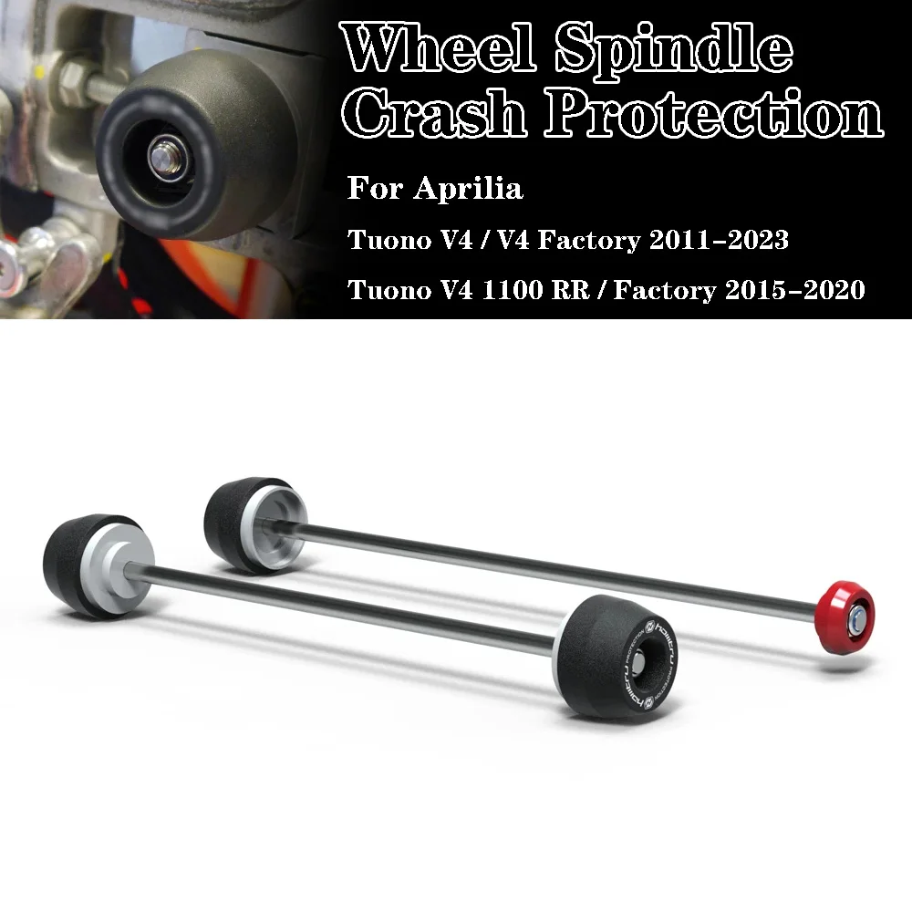 For Aprilia Tuono V4 Factory / Tuono V4 1100 RR Factory 2011-2023 Front Rear Wheel Spindle Crash Protection
For Aprilia Tuono V4 Factory / Tuono V4 1100 RR Factory 2011-2023 Front Rear Wheel Spindle Crash Protection