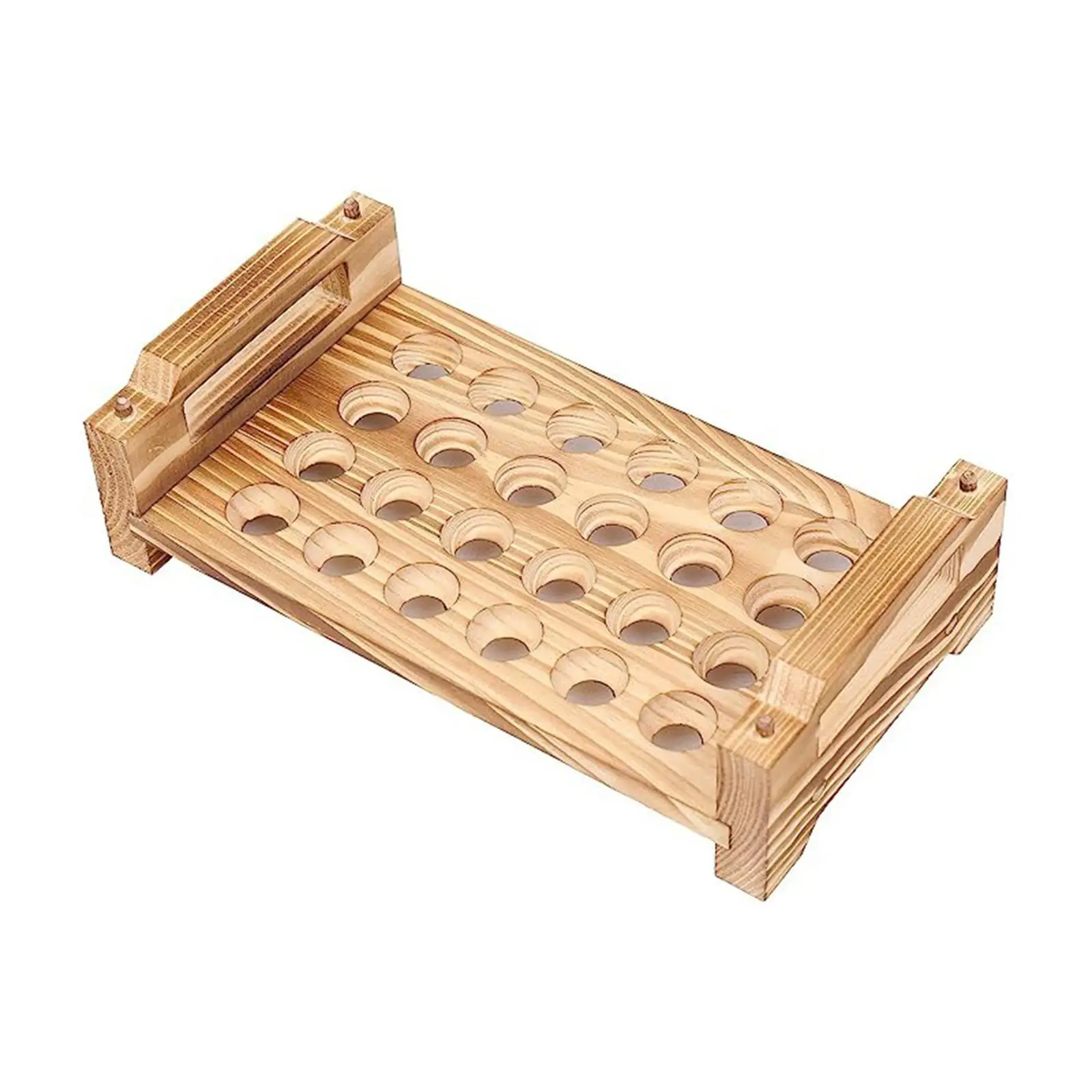 Stackable Wood Egg Holder Rack 2 Layer Quail Egg Storage Organizer Tray with Handle for Kitchen Cabinet Refrigerator Display
Stackable Wood Egg Holder Rack 2 Layer Quail Egg Storage Organizer Tray with Handle for Kitchen Cabinet Refrigerator Display
