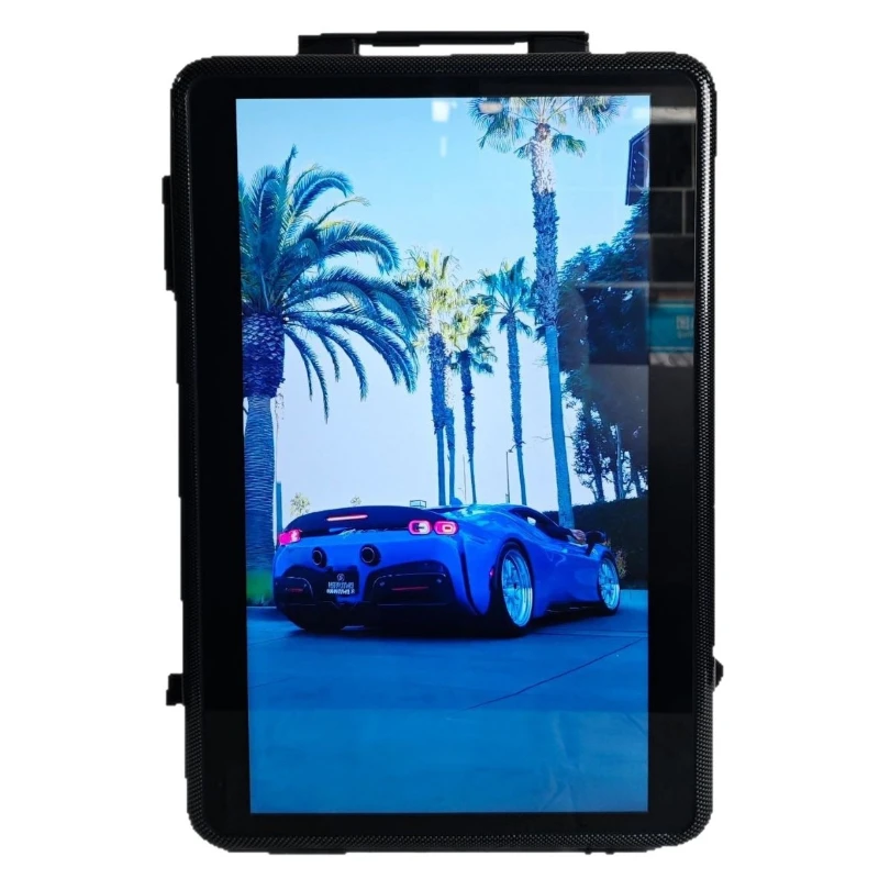 Backpack advertising machine bright waterproof intelligent digital signage display
Backpack advertising machine bright waterproof intelligent digital signage display