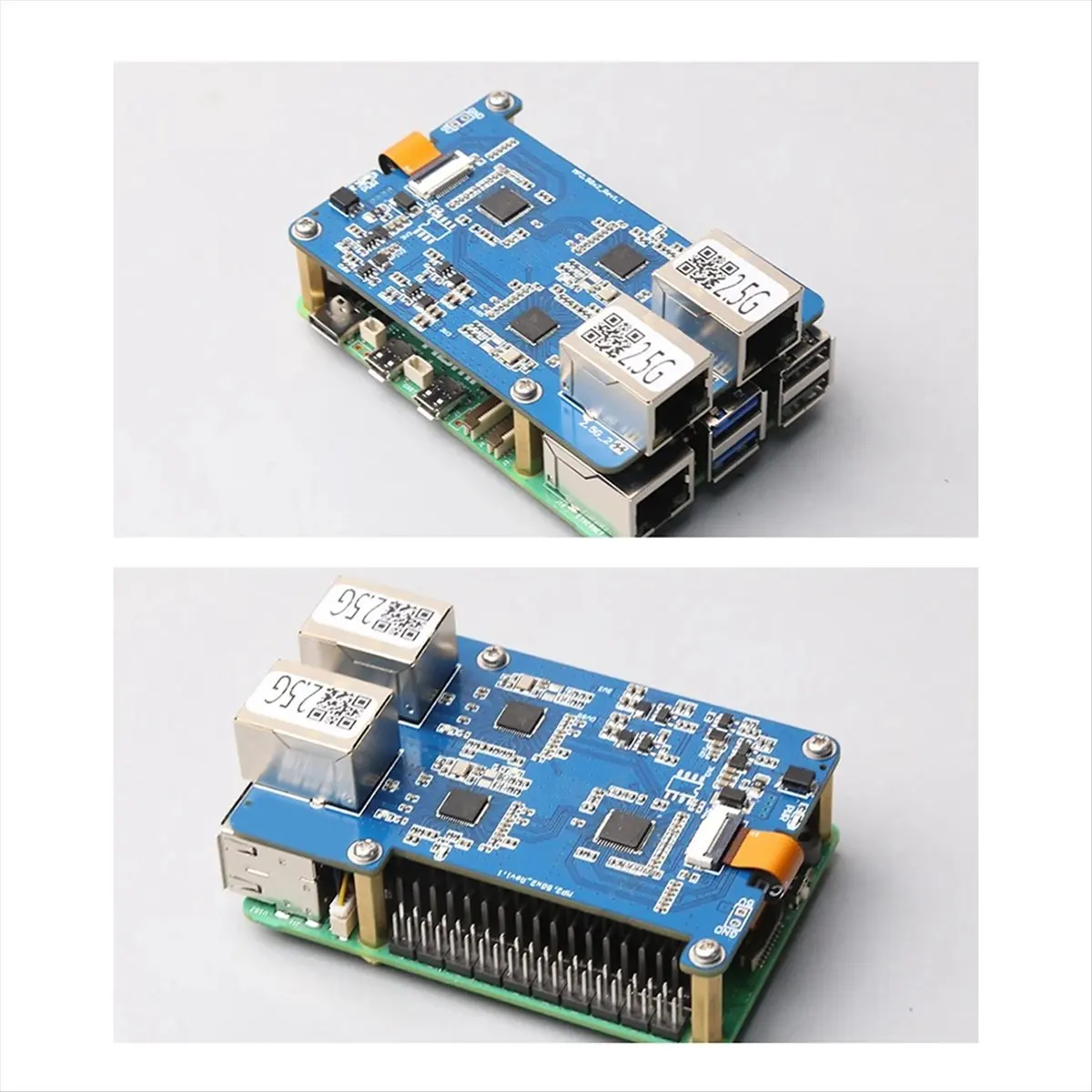 A10I MP2.5GD for Rasbperry Pi 5 PCIE to Dual 2.5G Ethernet HAT RTL8125 Expansion Board Support for RPi OS and
A10I MP2.5GD for Rasbperry Pi 5 PCIE to Dual 2.5G Ethernet HAT RTL8125 Expansion Board Support for RPi OS and