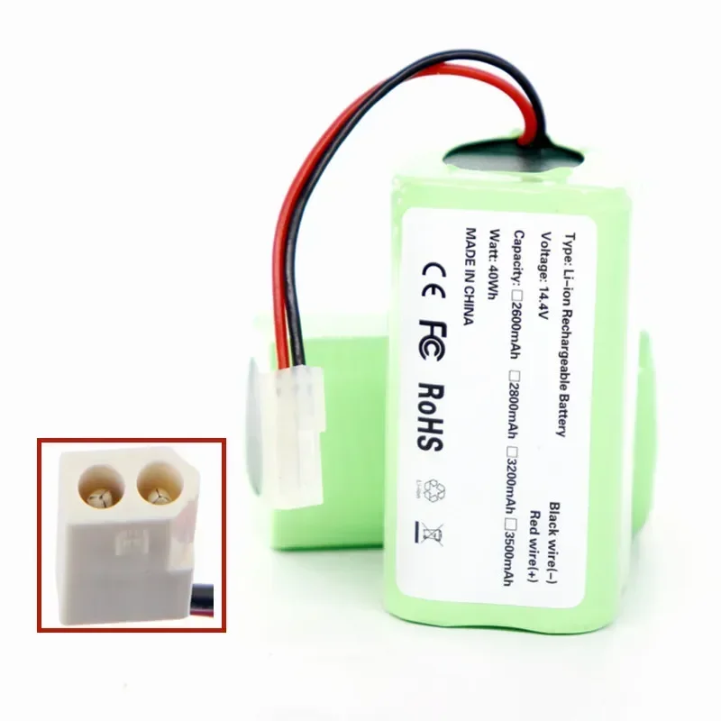 18650 14.4v/14.8v 2600mAh Li-ion Battery For Xiaomi G1 MI Robot Vacuum-Mop Essential MJSTG1 Robot Vacuum Cleaner Accessories
18650 14.4v/14.8v 2600mAh Li-ion Battery For Xiaomi G1 MI Robot Vacuum-Mop Essential MJSTG1 Robot Vacuum Cleaner Accessories