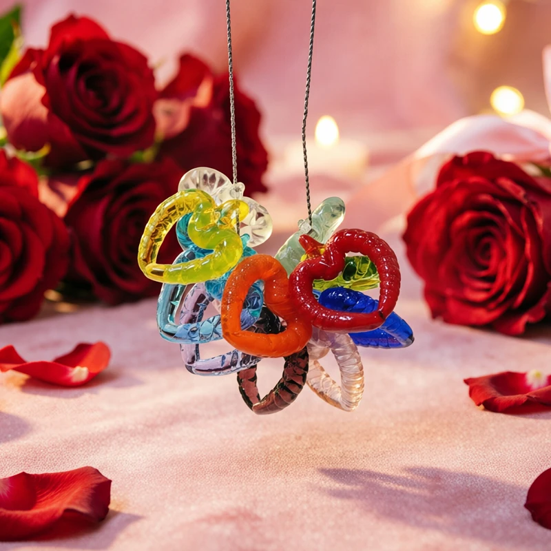 2pcs Handmade Hollow Heart Glass Pendant Cute Creative Love Charms for DIY Jewelry Making Supplies Wedding Valentine's Day Decor
2pcs Handmade Hollow Heart Glass Pendant Cute Creative Love Charms for DIY Jewelry Making Supplies Wedding Valentine's Day Decor