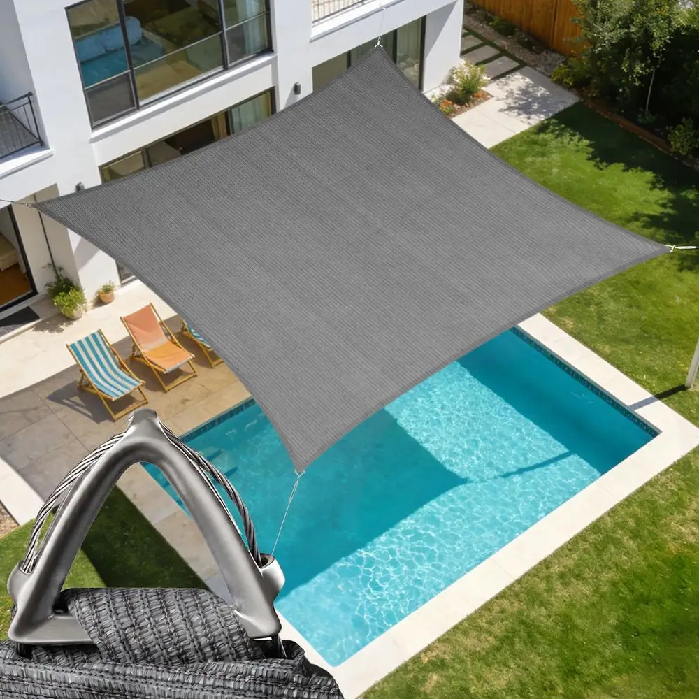 Heavy Duty 12 x 32 Grey Sun Shade Rectangle Pro Ring Customized Size Shade Sail, 260 GSM Commercial Grade UPF50 Sunshade, Reinf
Heavy Duty 12 x 32 Grey Sun Shade Rectangle Pro Ring Customized Size Shade Sail, 260 GSM Commercial Grade UPF50 Sunshade, Reinf
