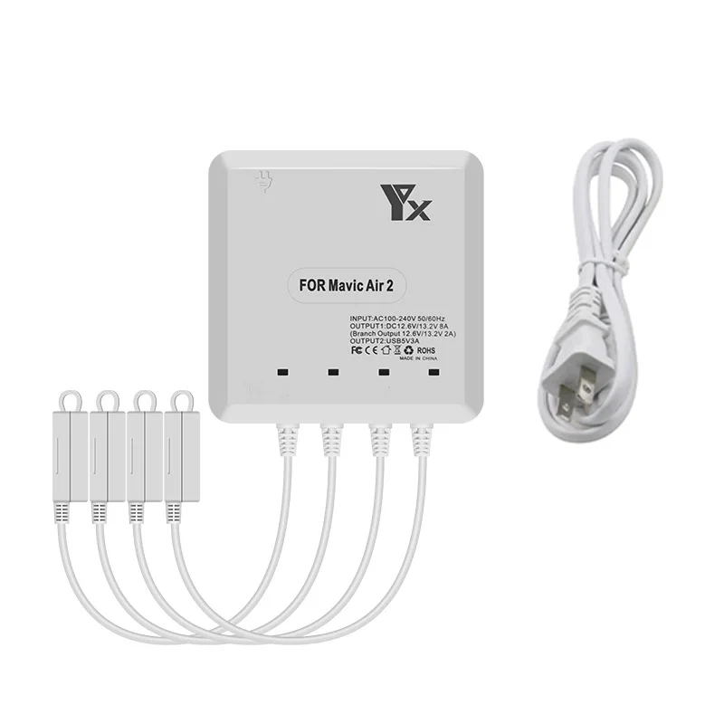 YX 6-in-1 Quick Charger Multi-Drone Charge Remote Accessory for DJI Mavic Air 2S - Fast Charging Drone Accessory
YX 6-in-1 Quick Charger Multi-Drone Charge Remote Accessory for DJI Mavic Air 2S - Fast Charging Drone Accessory