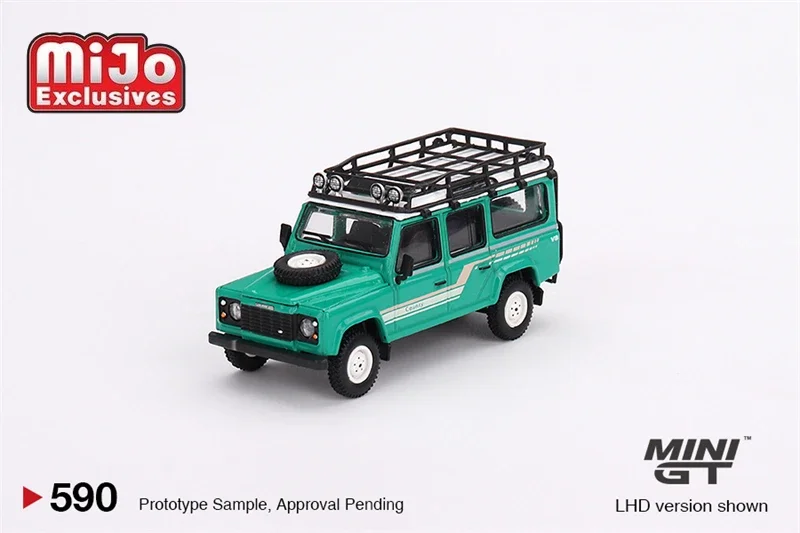 Мини GT Mijo, эксклюзивы, 1:64 Land Rover Defender 110 1985 County универсал Trident, зеленая модель автомобиля
Мини GT Mijo, эксклюзивы, 1:64 Land Rover Defender 110 1985 County универсал Trident, зеленая модель автомобиля