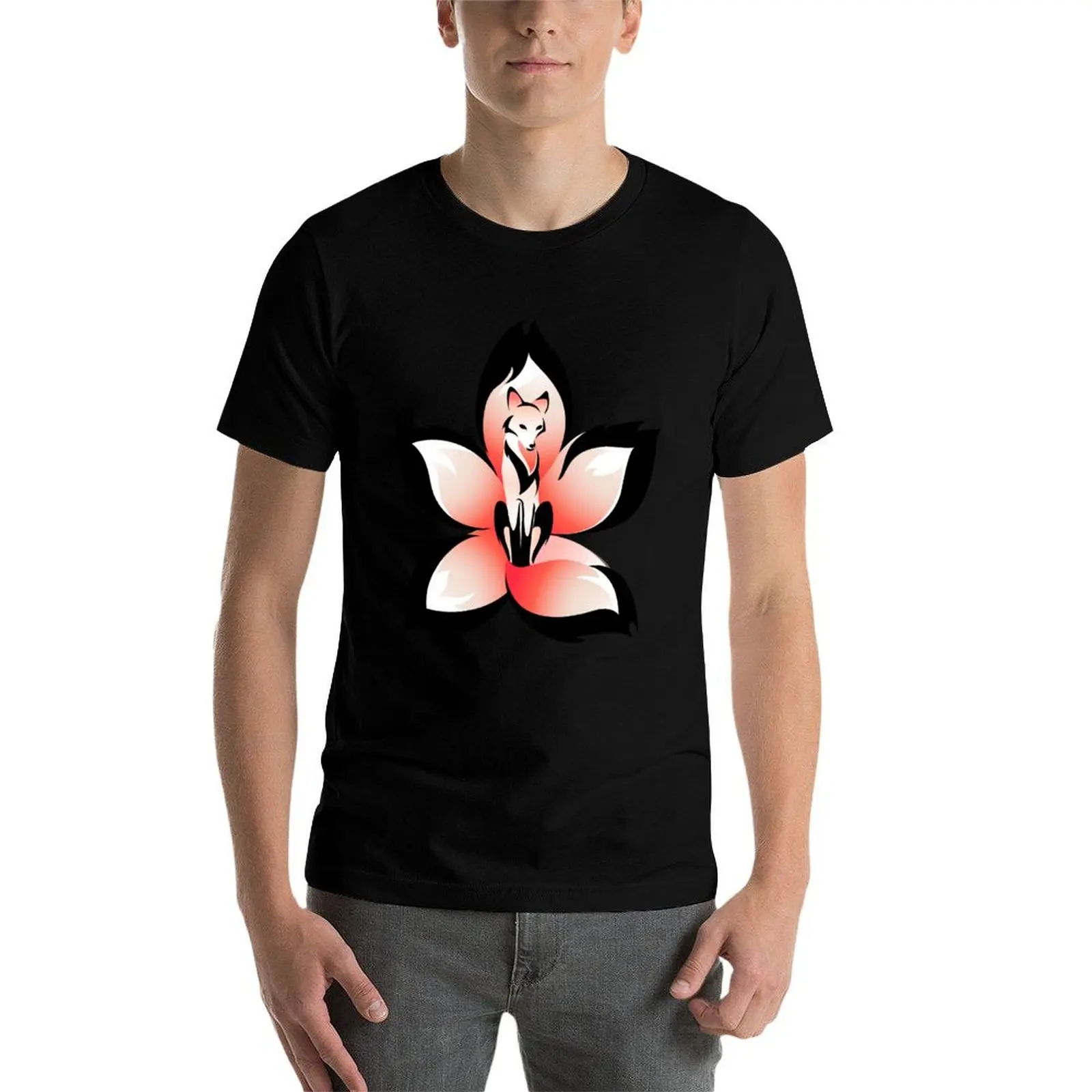Hana (Flower) Kitsune T-Shirt man t shirt graphic t shirts designer man t shirts for men casual T-Shirt
Hana (Flower) Kitsune T-Shirt man t shirt graphic t shirts designer man t shirts for men casual T-Shirt