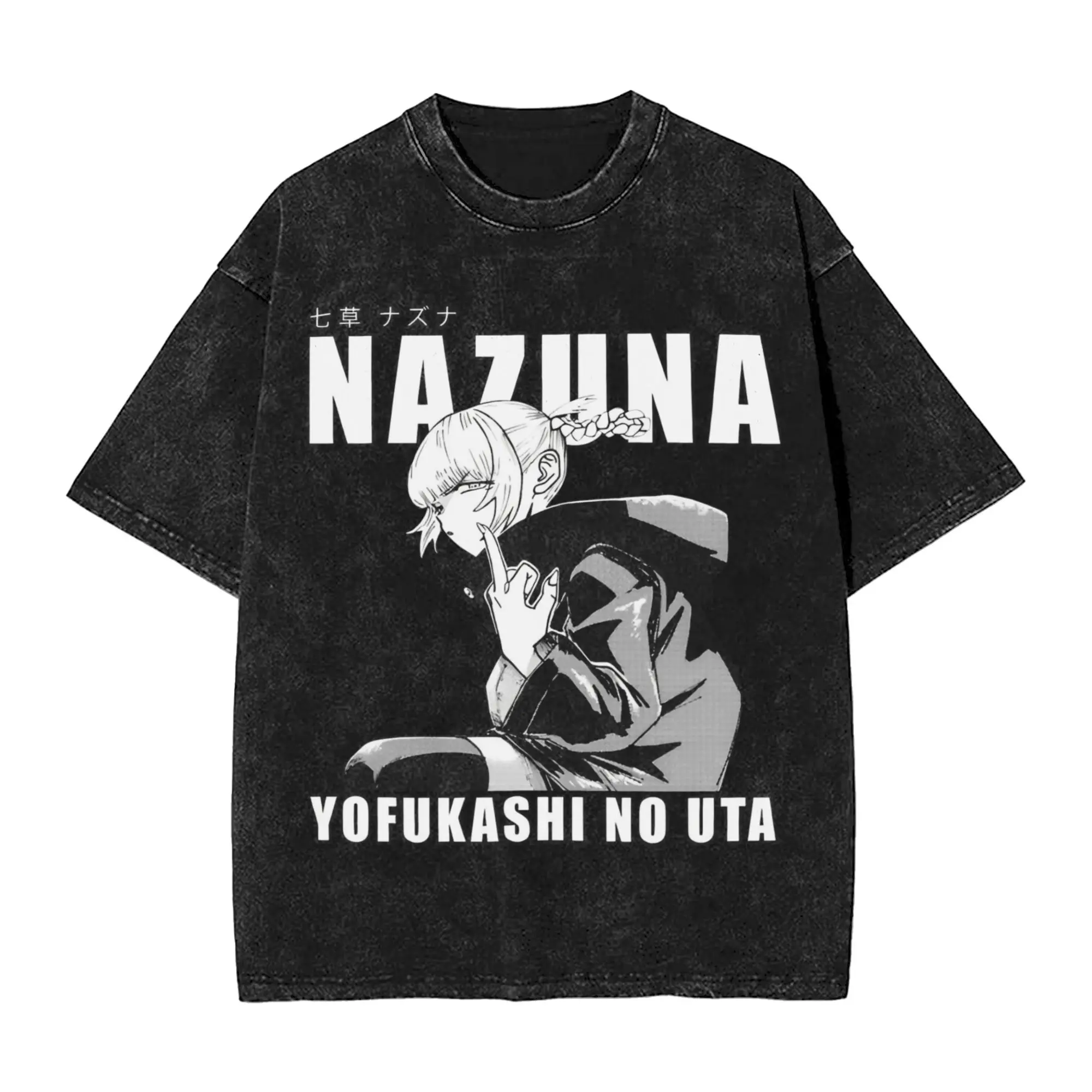 Harajuku Washed Shirt Nazuna Nanakusa Call of the Night Apparel Retro T Shirt Harajuku Japan Manga Streetwear Graphic Tops Tees
Harajuku Washed Shirt Nazuna Nanakusa Call of the Night Apparel Retro T Shirt Harajuku Japan Manga Streetwear Graphic Tops Tees