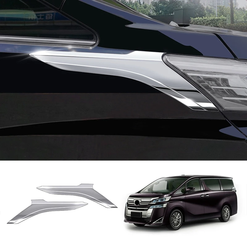 Car Front Headlight Lamp Eyebrow Cover Strip Cover Trim For Toyota Vellfire 30
Car Front Headlight Lamp Eyebrow Cover Strip Cover Trim For Toyota Vellfire 30