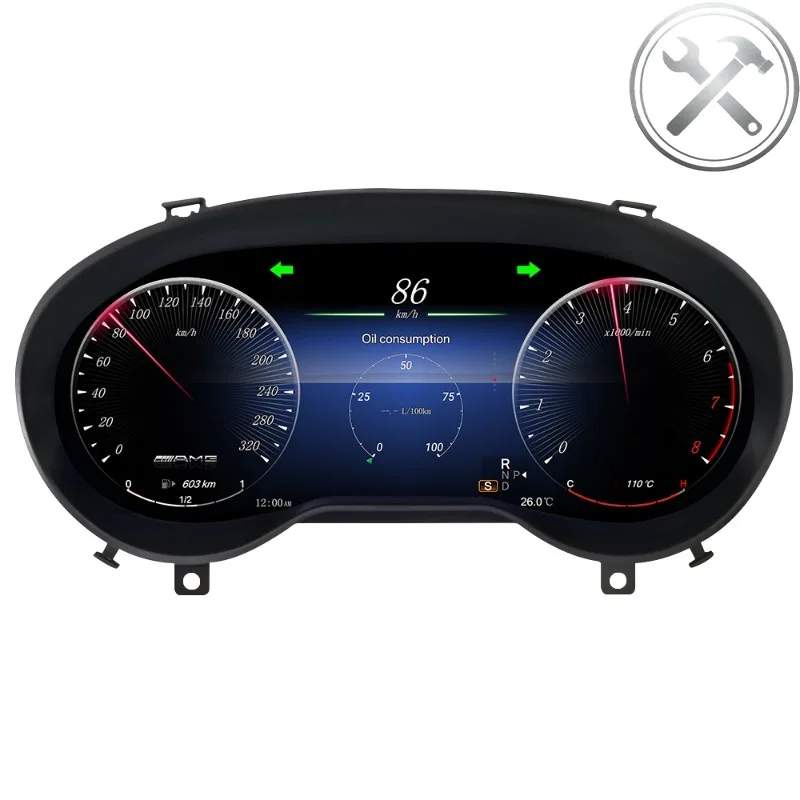 MEKEDE 12.3inch LINUX System Multilingual HD LCD Digital Dashboard Speedometer With Wireless Carplay Auto Parts for CLA GLA 20
MEKEDE 12.3inch LINUX System Multilingual HD LCD Digital Dashboard Speedometer With Wireless Carplay Auto Parts for CLA GLA 20