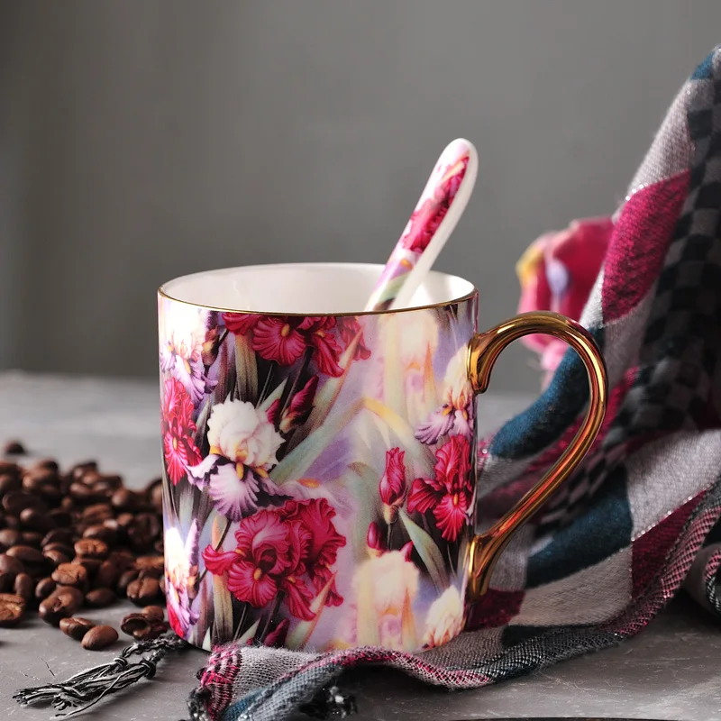EECAMAIL Butterfly flower bone china coffee cup large capacity European mug office water cup ceramic home breakfast cup
EECAMAIL Butterfly flower bone china coffee cup large capacity European mug office water cup ceramic home breakfast cup