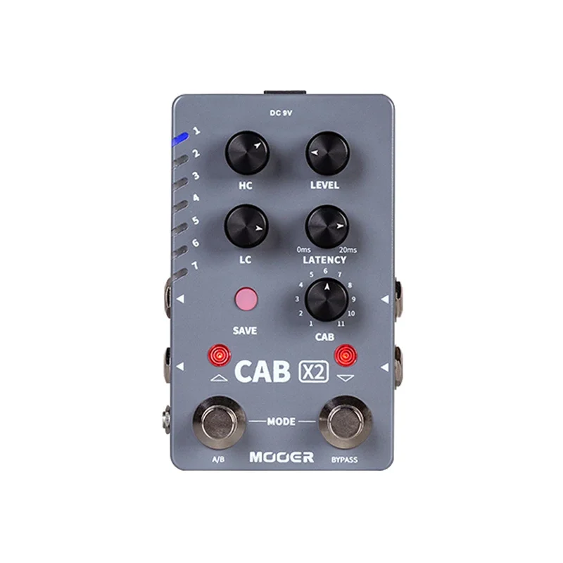 MOOER CAB X2 Stereo IR Cabinet Simulation Pedal Dual Channel Cab Simulation Guitar Effects Pedal 14 Presets 11 Factory IR
MOOER CAB X2 Stereo IR Cabinet Simulation Pedal Dual Channel Cab Simulation Guitar Effects Pedal 14 Presets 11 Factory IR